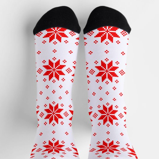 Vrolijk kerstpatroon 5 sokken (Top)