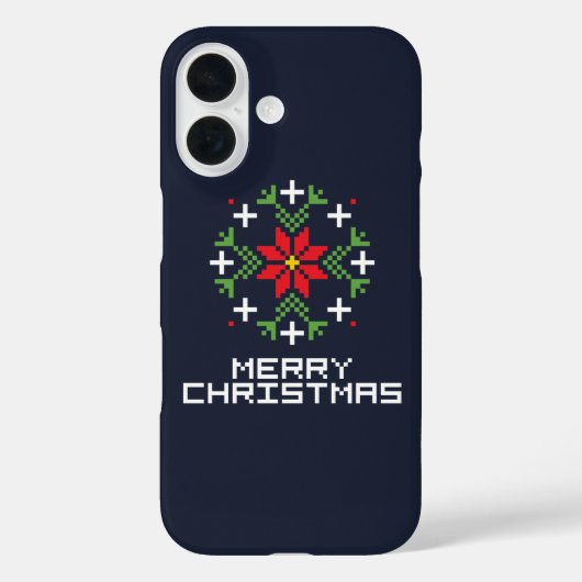 Vrolijk kerstpatroon 6 Case-Mate iPhone case (Achterkant)