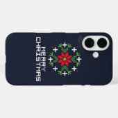 Vrolijk kerstpatroon 6 Case-Mate iPhone case (Achterkant (horizontaal))