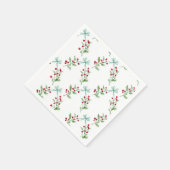 Vrolijk kerstpatroon servetten | feestdag (Hoek)