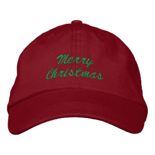 Vrolijk kerstPet Geborduurde Pet