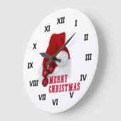 Vrolijk kerstPet Grote Klok (Hoek)