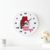 Vrolijk kerstPet Grote Klok (Huis)