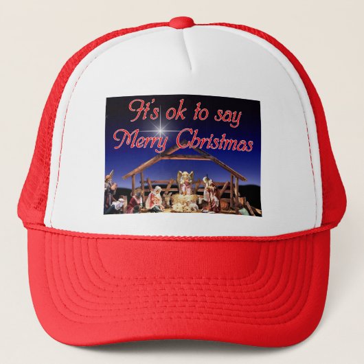 Vrolijk kerstPet/Pet Trucker Pet (Voorkant)