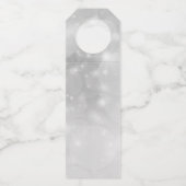 Vrolijk kerstplezier Skeleton Ornamenten in Circle Flessenhanger (Achterkant)