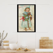 Vrolijk kerstPoster Poster (Keuken)