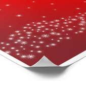 Vrolijk kerstPoster Poster (Hoek)