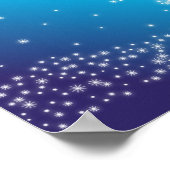 Vrolijk kerstPoster Poster (Hoek)