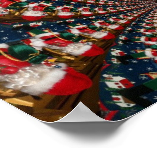 Vrolijk kerstPoster Poster (Hoek)