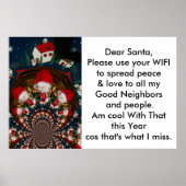 Vrolijk kerstPoster Poster (Voorkant)