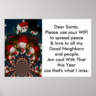 Vrolijk kerstPoster Poster