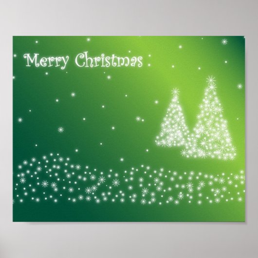 Vrolijk kerstPoster Poster (Voorkant)