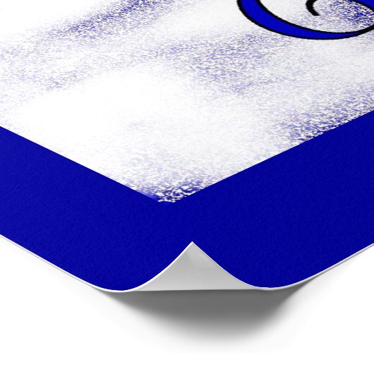 Vrolijk kerstPoster Poster (Hoek)