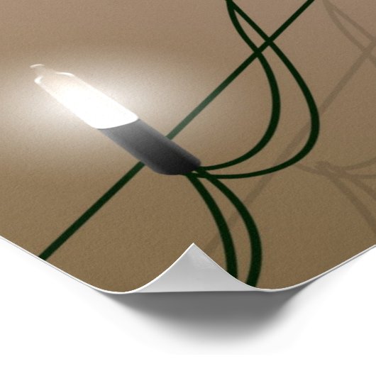 Vrolijk kerstPoster Poster (Hoek)