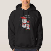 Vrolijk kerstprint Hoodie (Voorkant)