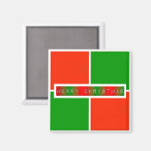 Vrolijk kerstrecensenten magneet (Voorkant / Achterkant)