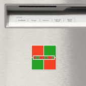 Vrolijk kerstrecensenten magneet (Insitu (Vaatwasser))