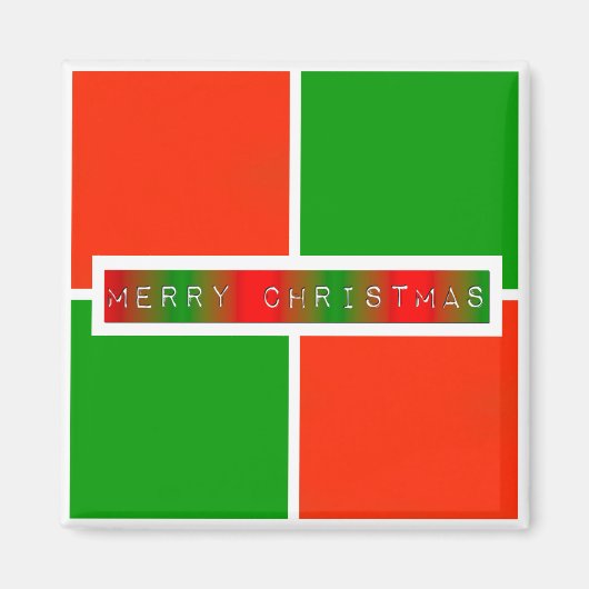 Vrolijk kerstrecensenten magneet (Voorkant)