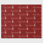 Vrolijk kerstrecept en vrolijk kerstrecept cadeaupapier (Vlak)