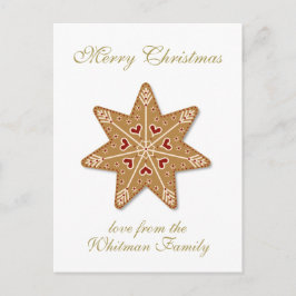 Vrolijk kerstrecept foto feestdagenkaart