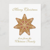 Vrolijk kerstrecept foto feestdagenkaart (Voorkant)