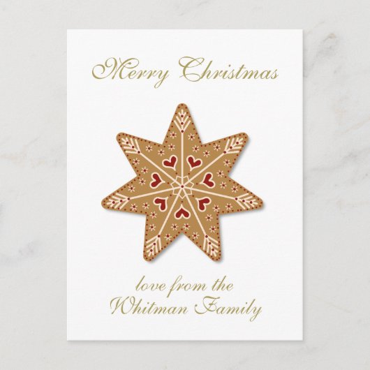 Vrolijk kerstrecept foto feestdagenkaart (Voorkant)