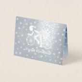 Vrolijk kerstrecorder Nederlandse Folie Kaart (Voorkant)