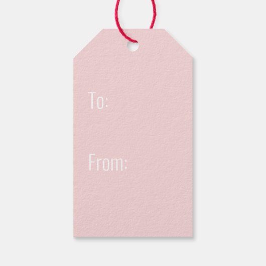 Vrolijk kerstrendier in een stoppelwit cadeaulabel (Achterkant)