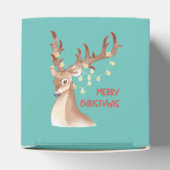 Vrolijk kerstrendiertje bedankdoosjes (Bovenkant)
