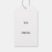 Vrolijk kerstrendiertje cadeaulabel (Achterkant)