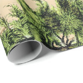 Vrolijk kerstrendiertje cadeaupapier (Rol Hoek)