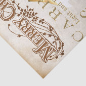 Vrolijk kerstrendiertje en Slaapse ontkoppeling Ti Tissuepapier (Detail)