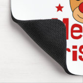 Vrolijk kerstrendiertje muismat (Hoek)