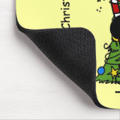 Vrolijk kerstrendiertje muismat (Hoek)