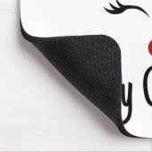 Vrolijk kerstrendiertje muismat (Hoek)