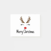 Vrolijk kerstrendiertje post-it® notes (Voorkant)