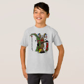 Vrolijk kerstrendiertje t-shirt (Voorkant volledig)