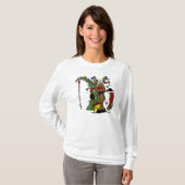 Vrolijk kerstrendiertje t-shirt (Voorkant volledig)