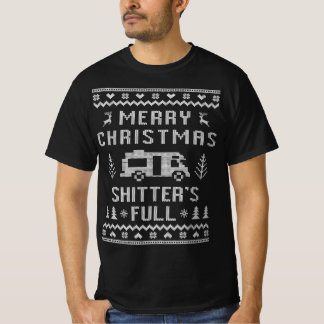 Vrolijk kerstritme vol lelijke trui t-shirt