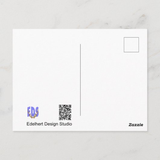 Vrolijk kerstrode bessen uit het sneeuwBriefkaart Briefkaart (Achterkant)