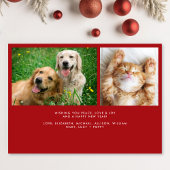 Vrolijk Kerstrood 6 Foto Feestdagenkaart