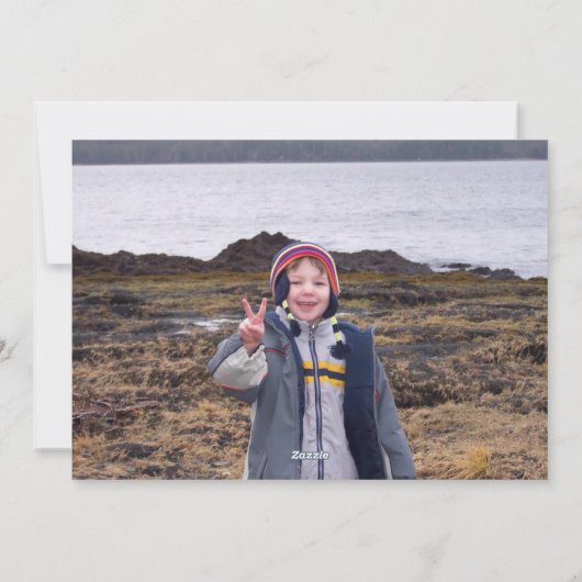 Vrolijk kerstrood buffelbord en kalligrafie feestdagenkaart (Achterkant)