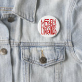 Vrolijk kerstrood Button (In situ)
