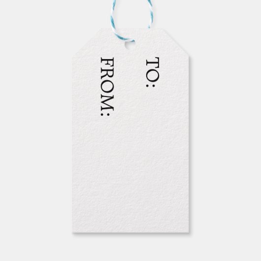 Vrolijk kerstrood cadeaulabel (Achterkant)