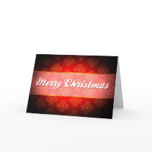 Vrolijk Kerstrood Elegant Modern Holiday