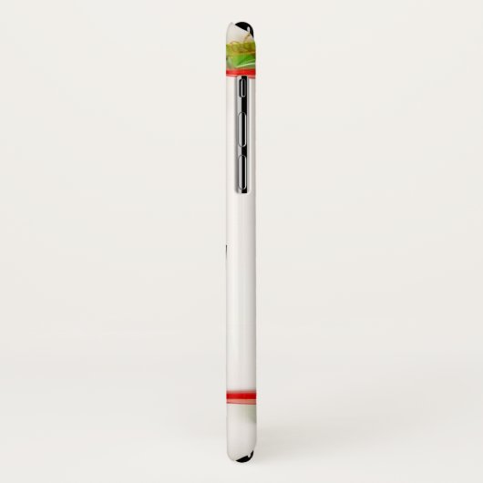 Vrolijk kerstrood en groen Ornament Case-Mate iPhone Case (Achterkant/links)