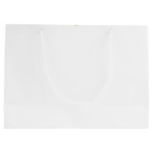 Vrolijk kerstrood en groen Waterverf tak Groot Cadeauzakje (Achterkant)