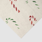 Vrolijk kerstrood en groene snoepjes tissuepapier (Detail)