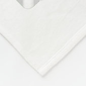 Vrolijk kerstrood en groene typografie fleece deken (Hoek)