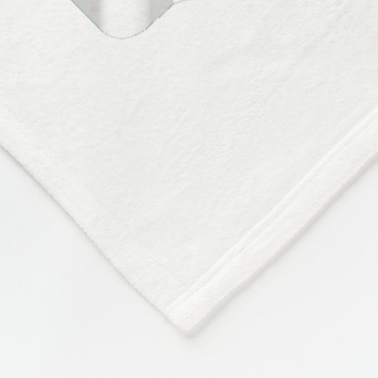 Vrolijk kerstrood en groene typografie fleece deken (Hoek)